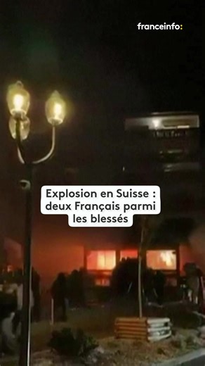 Deux Français figurent parmi les blessés de l'incendie mortel dans un bar en Suisse. #13h #sinformersurtiktok