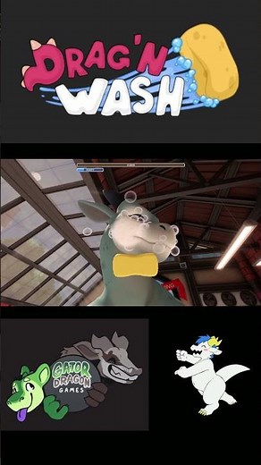 【Drag'n Wash】Started a job cleaning the body of a magnificent dragon【Smug Dragon】