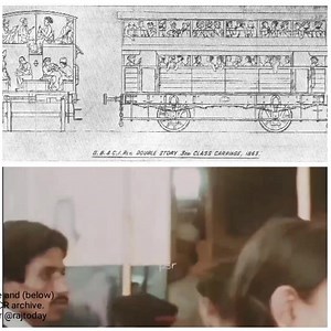 21K views · 1.1K reactions | First double decker train in the history of Indian Railways was run by the Bombay Baroda & Central India (BB&CI) Railway (circa 1863) now called Western Railways. Picture from WR archives itself. Also the non-AC double decker train in the modern times was first introduced on 12 April 1978 in Sinhgad Express between Mumbai Pune on Central Railway, a year before the Flying Ranee. | Rajendra B. Aklekar | Facebook