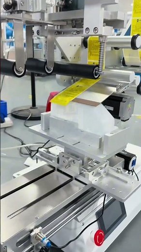 Semi Automatic Corner Labeling Machine | Corner & Top Labeling Process #labelingmachine #labeling