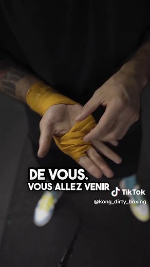 Technique pour mettre des bandes en boxe