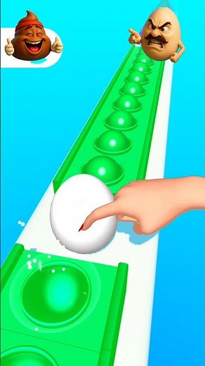 POOP vs EGG! The Funniest 3d ! 🤣💩👀 POOP Runner 3D Fun #gaming #shorts #shortfeeds #viralshorts