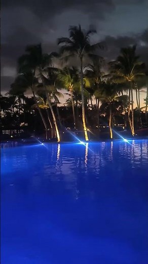 "Barceló Maya Pool After Dark – Pure Paradise"