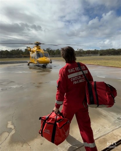 DITL of an RAC Rescue helicopter Critical Care Paramedic 😎 | Department of Fire and Emergency Services WA