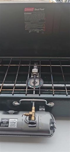 Coleman 428 Dual Fuel 3 Burner Campstove. #colemanstove #dualfuel #stayready #5ps