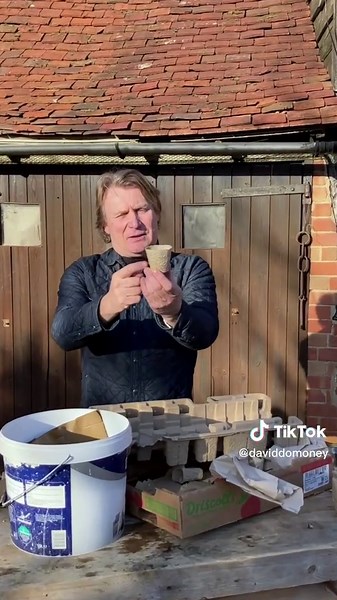 DIY Cardboard Plant Pots for Seedlings