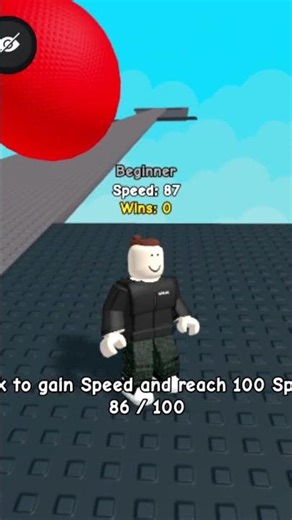 Reached 100 Speed in Roblox! ⚡🔥 | Speed Run Challenge#shorts #viral #zenzygamer