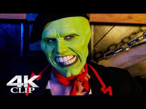 THE MASK | Stanley Charms The Police (movie clip) 4K