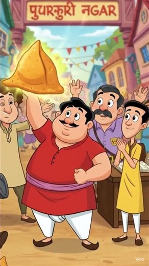 Motu Patlu Ki Samosa Power 💥 | Furfuri Nagar Funny Adventure | Motu Patlu #Shorts 2026 #yosho #viral
