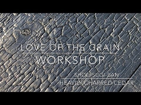 DIY Heavily Crackled Shou-Sugi-Ban Charred Cedar Planks Burnt Wood Burning