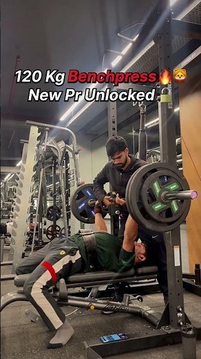 I’m very happy to hit my new Bench PR🔥😭 #subscribe