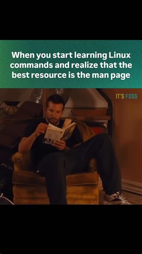 It's FOSS on Instagram: "Man pages are the GOAT 🐐🔥"