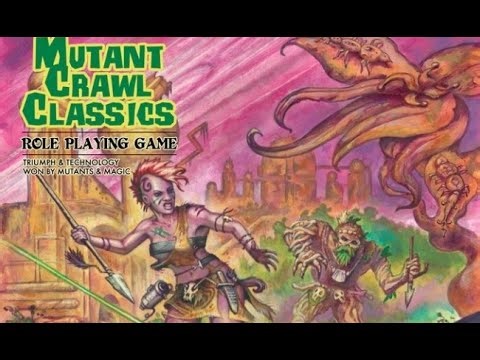 Mutant Crawl Classics Solo - Part 1 - character set up