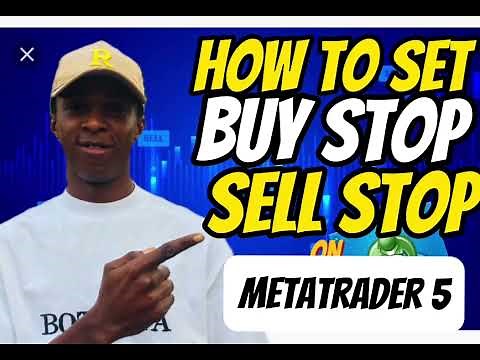 How to set a buy stop and sell stop orders on MetaTrader 5