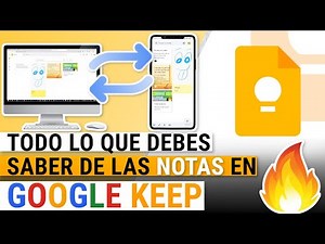 🗒️🔥 FULL TUTORIAL NOTES GOOGLE KEEP 2022 | How to SHARE the NOTES from my CELL PHONE to the PC