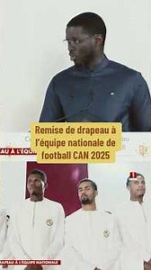 Remise de drapeau de l’équipe nationale