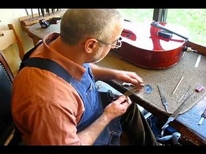 Watch Luthier Andy Fein Cutting & Fitting a Cello Bridge