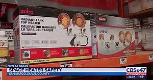 Space heater safety guidelines as temperatures begin to drop