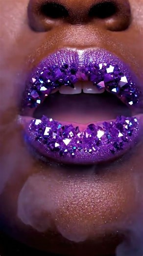 ASMR Applying Dragon Crystal Breath Lipstick 🐉💎🔥 | Fiery Fantasy Lip Transformation