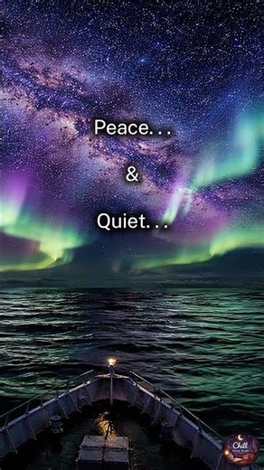 Northern Lights Live Ocean Boat View Norway 🌌 | Peaceful Waves & Aurora Borealis #asmr #live #boat
