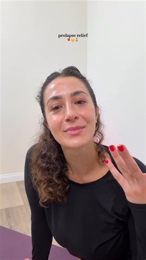 Dr. Christine, PT, DPT, PRPC | Pelvic Floor Physical Therapist on Instagram: "Prolapse can be extremely uncomfortable and with the holidays coming around you might feel an increase in those symptoms. This can be done for a couple minutes each day to help alleviate some of the discomfort from pelvic organ prolapse💛 #pelvicfloor #pelvicorganprolapse #prolapse"