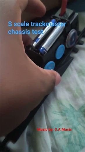 S scale trackmaster chassis test #thomasandfriends #train #thomasthetankengine #thomasthetrain