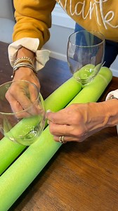 76M views · 1.2M reactions | Grandma shares best thanksgiving hack! you only need a pool noodle, glasses, and fake floral. It a showstopping centerpiece for your guests to enjoy at your gathering. | Janelle & Kate | Facebook