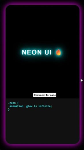 Neon Button Effect using HTML CSS JS 🔥