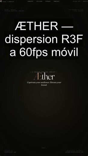 7 flagships en 7 días · HELIOS · Light-palette React Three Fiber a 60fps móvil