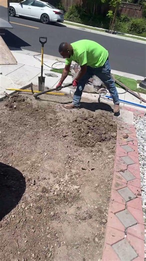 Landscape Job Progress Report ✅👍🏽 ⛏️ 🪨 🪏🔥