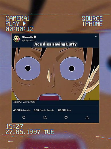 Ace dies saving Luffy || #anime #shorts #edit #onepiece #luffy #sad #zoro #ace