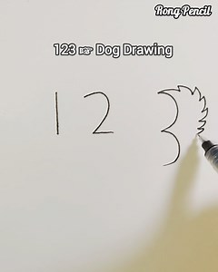 22K views · 358 reactions | Most Easy Dog Drawing Ideas 殺 Easy dog drawing tricks for Beginners 殺殺 #dog #pappy #dogs #doggy #dog_drawing #dog_art #rongpencil #drawing #art #artwork #easydrawing #cute #Beautiful #artvideo #howtodraw | Rong Pencil | Facebook