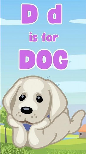 🎵 D is for Dog 🐶 - The Letter D Song | ABC Phonic Songs | D is for Duck Nursery Rhymes