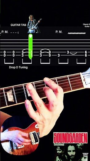 Classic Drop D Riff – Soundgarden’s Outshined with Tabs!