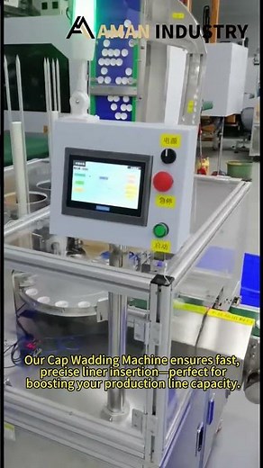 Automatic Double Head Cap Wadding Machine