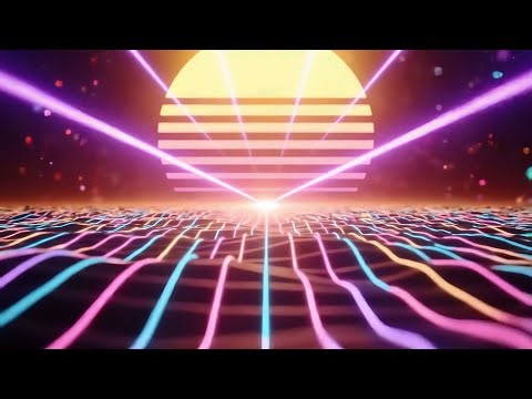 Abstract Neon Wave Background Video 🌊 Party VJ Loop. 4K Background Copyright Free Wallpaper.