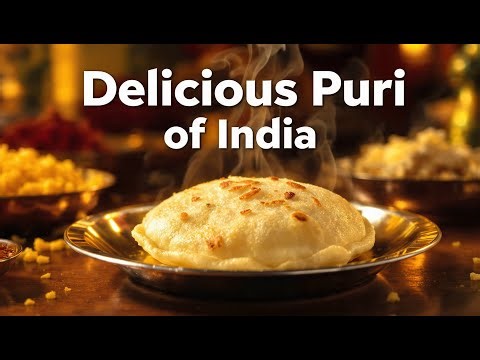 Delicious Puri of India | Perfect Golden Puri Recipe | Street Style & Home Style Puri