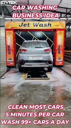 Super Fast Automatic Car jet Wash Machine in Action | www.ezytekclean.com | M: +91-9821491403