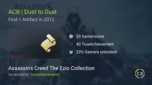 ACB | Dust to Dust achievement in AC The Ezio Collection