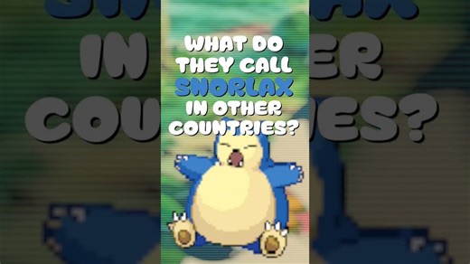 Snorlax's name origin will surprise you #shorts #pokemon