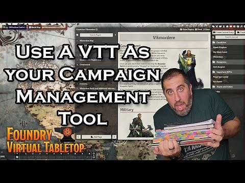 Use Foundry VTT For Campaign Management