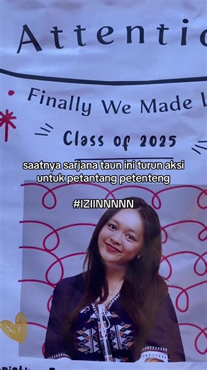 saatnya sarjana baru beraksi! jangan lupa selebrasi💖#raringkid #bannerdesign #bannerlucu #semesterakhir #idebannersidang