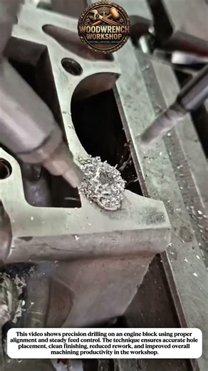 Precision Drilling on Engine Block | Accurate Metal Machining Process
