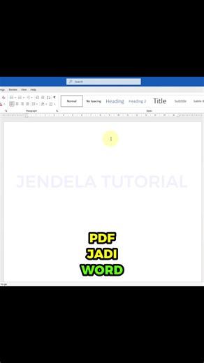 PDF Jadi Word Tanpa Ribet! 📄➡️📝 Kali ini kita belajar cara mengubah file PDF langsung menjadi dokumen Word tanpa aplikasi tambahan. Cukup pakai Microsoft Word, praktis dan cepat untuk edit isi PDF. Langkah-Langkahnya: 1. Buka Microsoft Word Pastikan kamu sudah membuka aplikasi Microsoft Word di komputer atau laptop. 2. Masuk ke menu Insert Pada ribbon Word, pilih menu Insert untuk menambahkan objek atau file ke dalam dokumen. 3. Pilih Object lalu Text from File Klik Object, kemudian pilih Text
