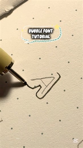 bubble font tutorial🫧 #shorts