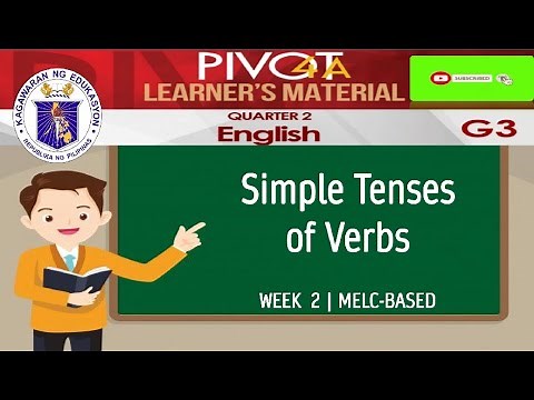 ENGLISH 3 | SIMPLE TENSES OF VERBS | MODULE WEEK 2 | MELC-BASED