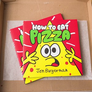 Jon Burgerman, the creator of RHYME CRIME and SPLAT!, is back with HOW TO EAT PIZZA, a deliciously irreverent instructional guide to everyone's favorite triangular treat! | Penguin Classroom | Facebook
