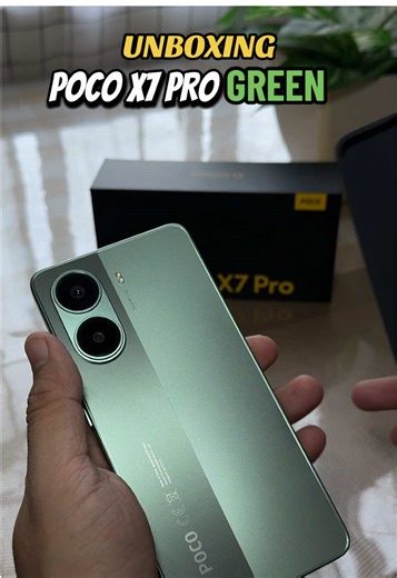Poco X7 Pro Green Unboxing and First Impressions