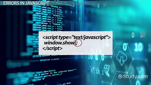 Errors in JavaScript: Types, Methods & Prevention