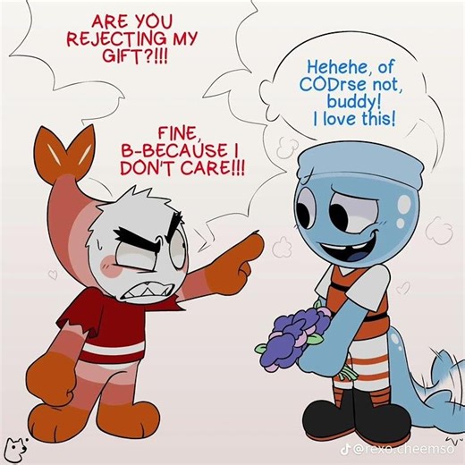 Shrimpbowl mini comic: #dandysworld (credits to @justtcosy ♥️♥️)